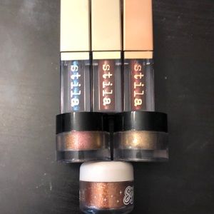 Stila Glitter & Glow, Inglot, Sugarpill Pigments